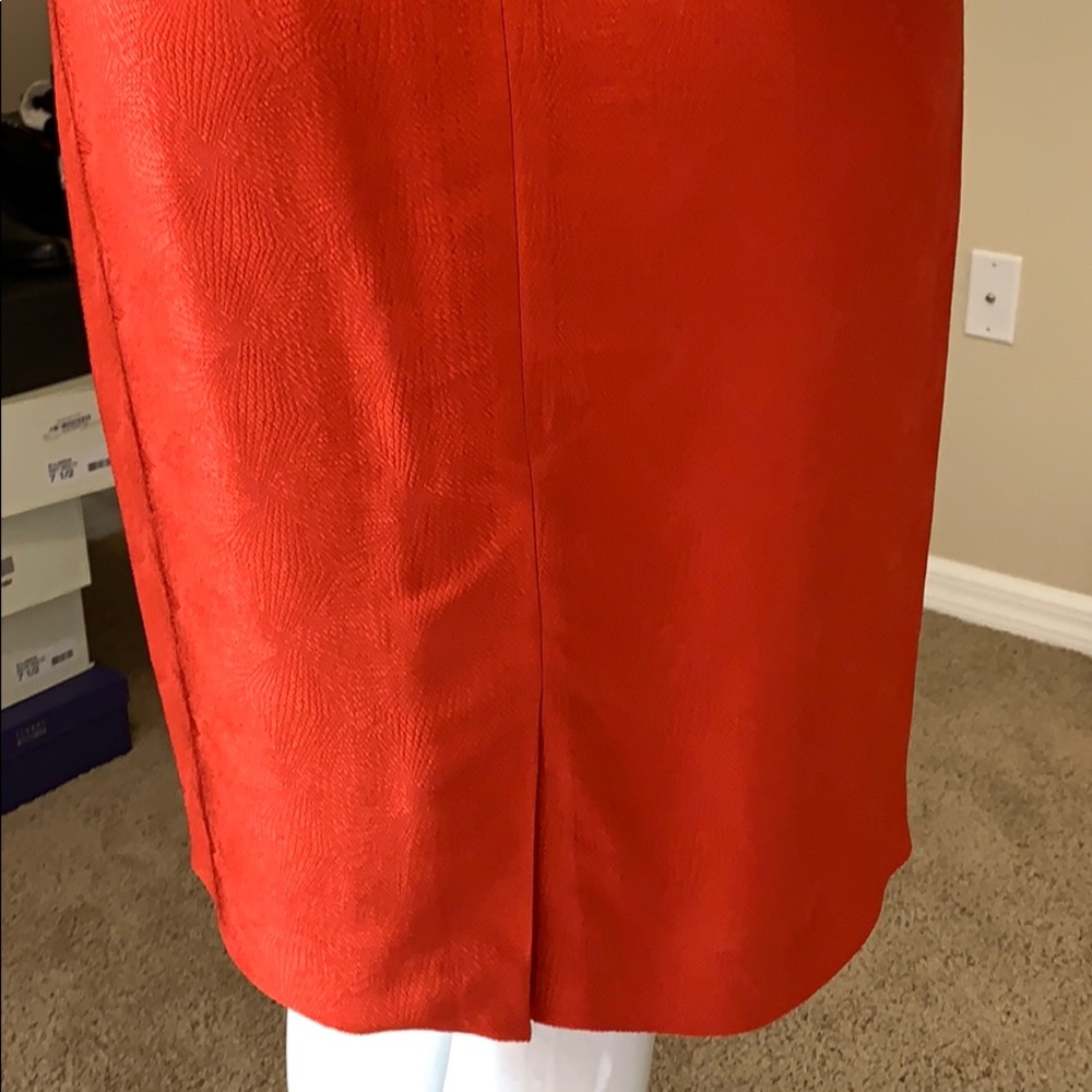 HUGO Hugo BOSS Textured Fabric Round Neck Cinched Waist Pencil Dress NWOT 6 - Picture 10 of 15